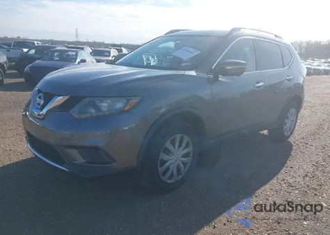 2014 Nissan Rogue Sv из США, поврежденный, VIN 5N1AT2MV7EC873520